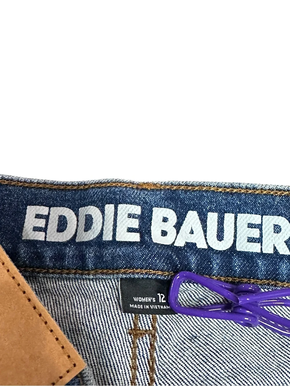 Eddie‎ Bauer Authentic Voyager High Rise Straight blue Jeans – Size 12 NWT